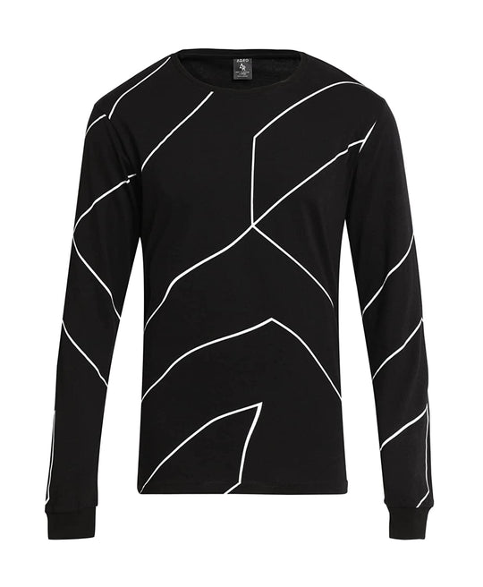 Adro Men’s Full Sleeve T-Shirt | Soft Cotton | Casual Streetwear