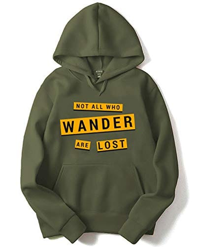 ADRO Wanderlust Design Printed Hoodie/Sweatshirt for Men - ADRO Fashion