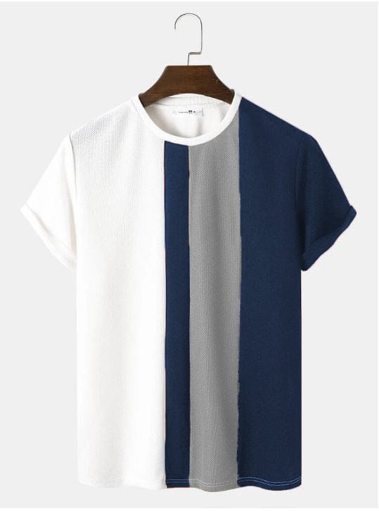 Adro Men’s Round Neck T-Shirt | 95% Cotton 5% Lycra | Trendy Look