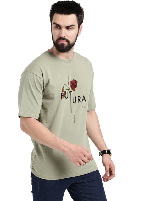 Adro Graphic Printed 100% Cotton Fabric Oversized T-shirt for Men - ADRO Fashion