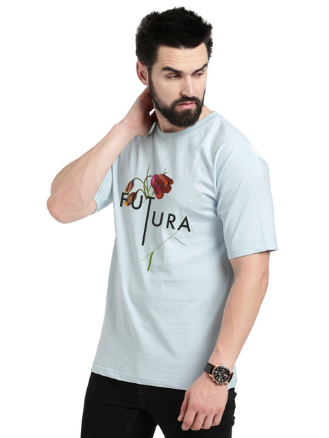 Adro Graphic Printed 100% Cotton Fabric Oversized T-shirt for Men - ADRO Fashion