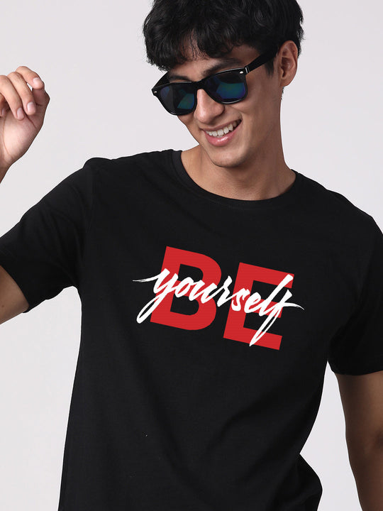 Adro Men’s Cotton Graphic T-Shirt | Soft Feel 180 GSM Casual Wear