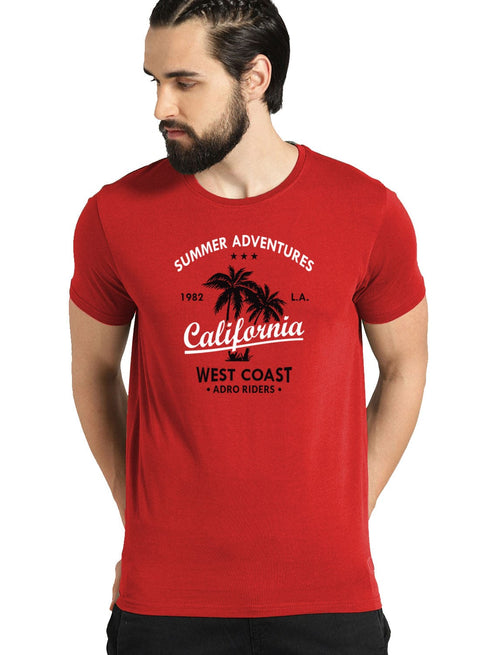 ADRO Summer Adventures California Mens Printed T-Shirt - ADRO Fashion