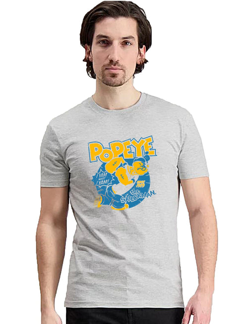 Adro Mens Popeye Printed Cotton T-Shirt - ADRO Fashion