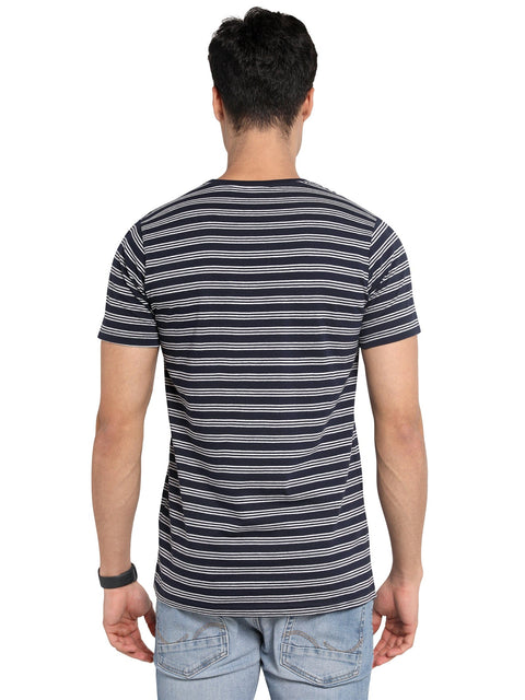 Adro Striped Cotton T-shirt - ADRO Fashion