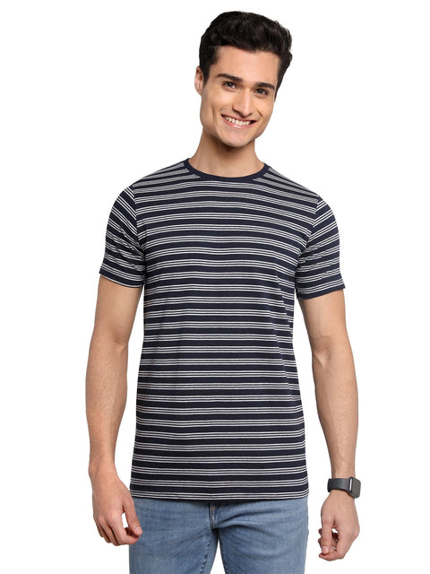 Adro Striped Cotton T-shirt - ADRO Fashion